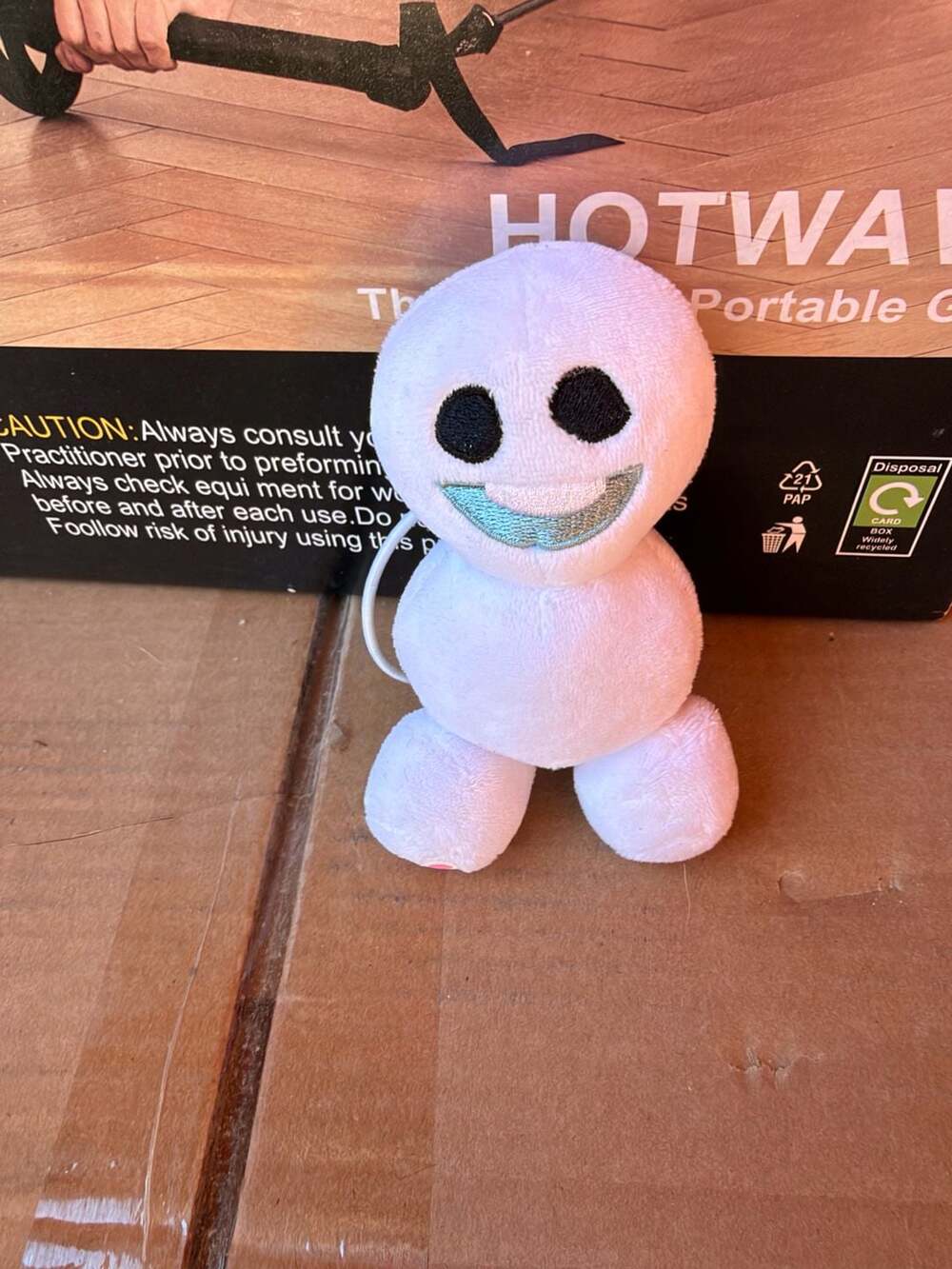 Build A Bear Disney FROZEN Snowman Baby SNOWGIE Mini Wrist Plush 4.5" Retired -